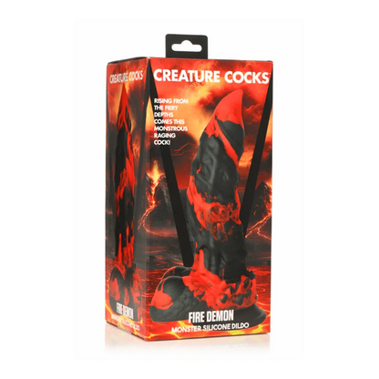 Creature Cocks Creature Cocks Fire Demon Monster Silicone Dildo