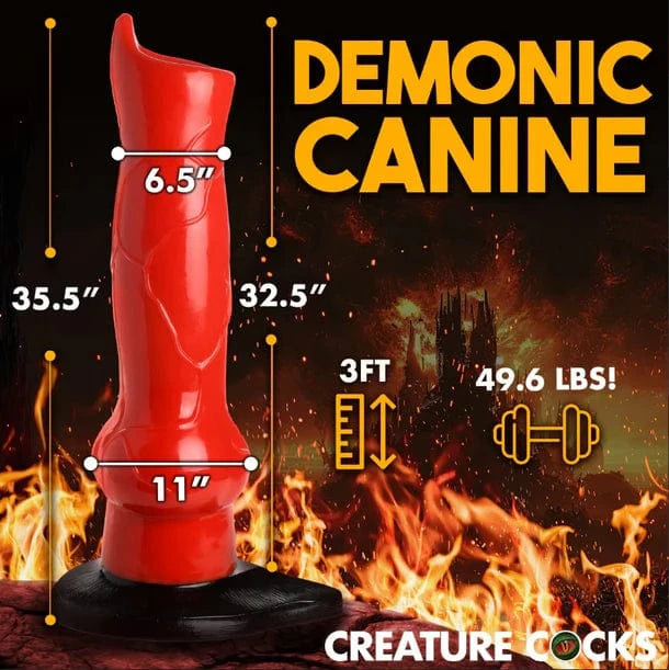 Creature Cocks Creature Cocks Giant Hell-Hound Canine Dildo