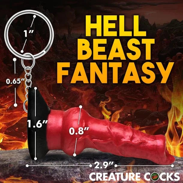 Creature Cocks Creature Cocks Hell Hound Keychain