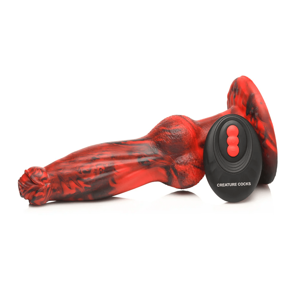 Creature Cocks Dildo Creature Cocks Hell Wolf Thrusting & Vibrating Silicone Dildo