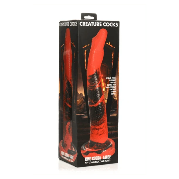 Creature Cocks Creature Cocks King Cobra 14" Long Silicone Dong