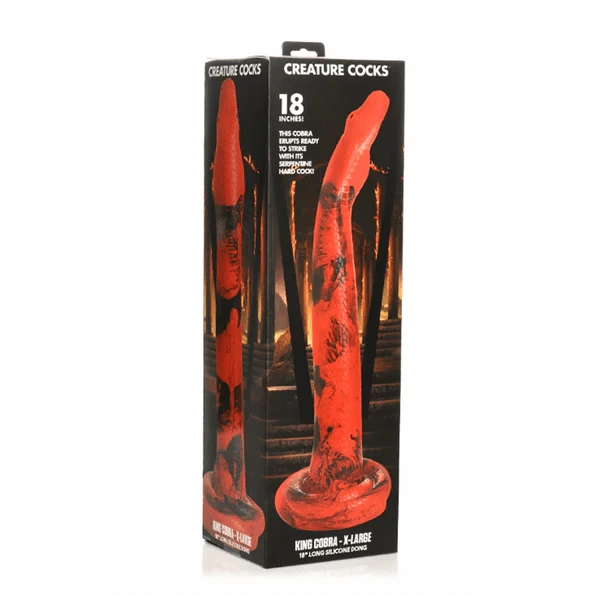Creature Cocks Creature Cocks King Cobra X-Large 18" Silicone Dong
