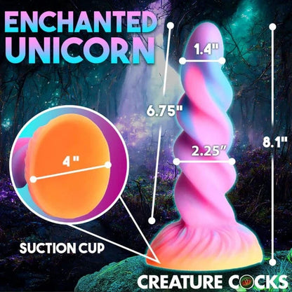 Creature Cocks Creature Cocks Moon Rider Glow-In-The-Dark Unicorn Dildo