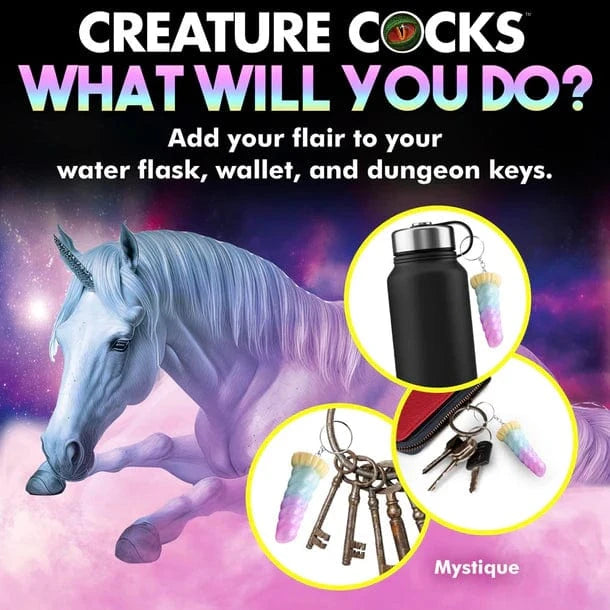 Creature Cocks Creature Cocks Mystique Unicorn Keychain
