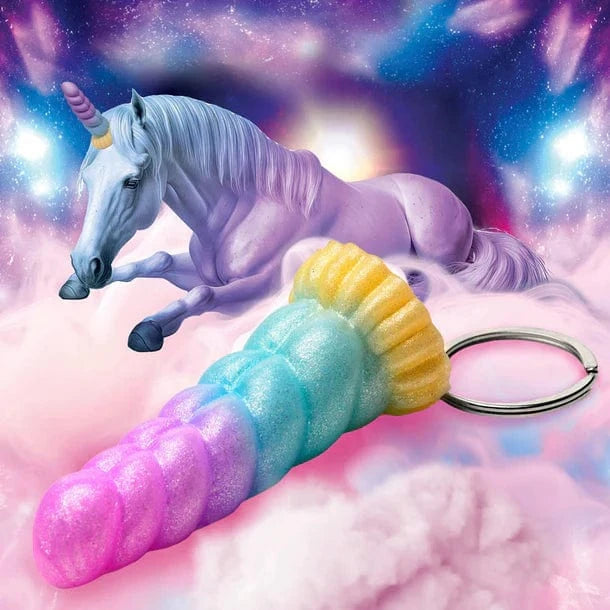 Creature Cocks Creature Cocks Mystique Unicorn Keychain