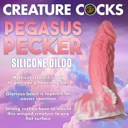 Creature Cocks Creature Cocks Pegasus Pecker Winged Silicone Dildo