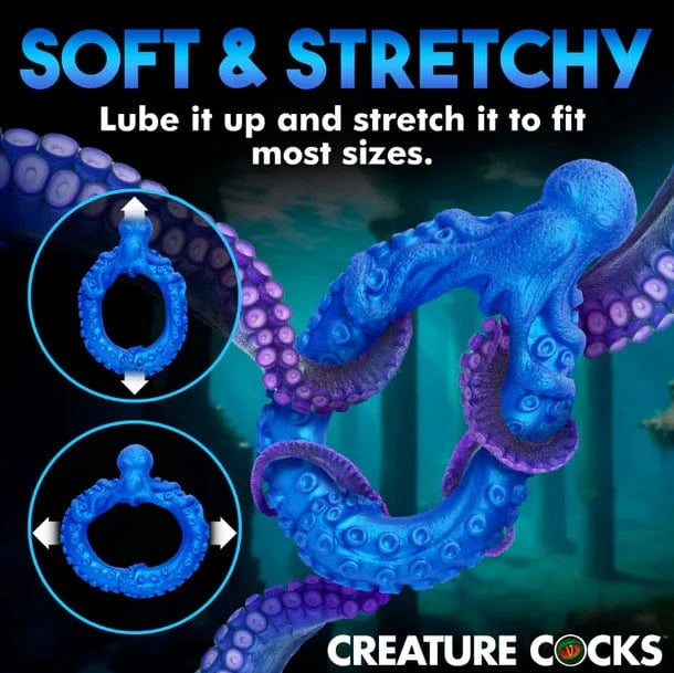 Creature Cocks Creature Cocks Poseidon's Octo-Ring Silicone Cock Ring