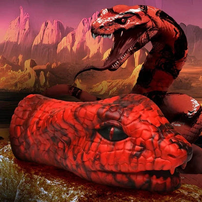 Creature Cocks Creature Cocks Red Serpentine Silicone Stroker