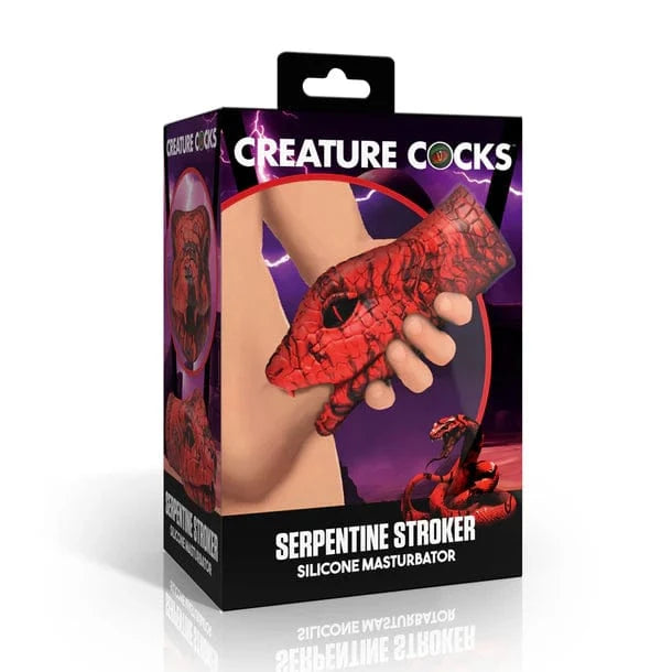 Creature Cocks Creature Cocks Red Serpentine Silicone Stroker