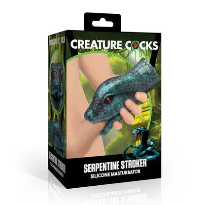 Creature Cocks Creature Cocks Green Serpentine Silicone Stroker