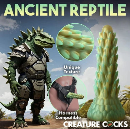 Creature Cocks Creature Cocks Stegosaurus Spiky Reptile Silicone Dildo