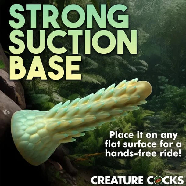 Creature Cocks Creature Cocks Stegosaurus Spiky Reptile Silicone Dildo