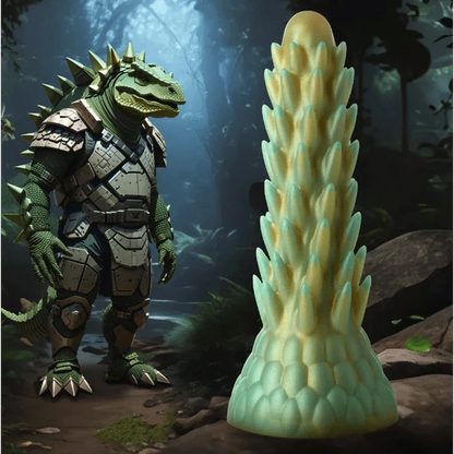 Creature Cocks Creature Cocks Stegosaurus Spiky Reptile Silicone Dildo
