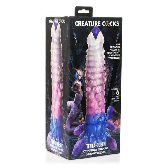 Creature Cocks Creature Cocks Tenta-Queen Ovipositor Large Dildo & Eggs