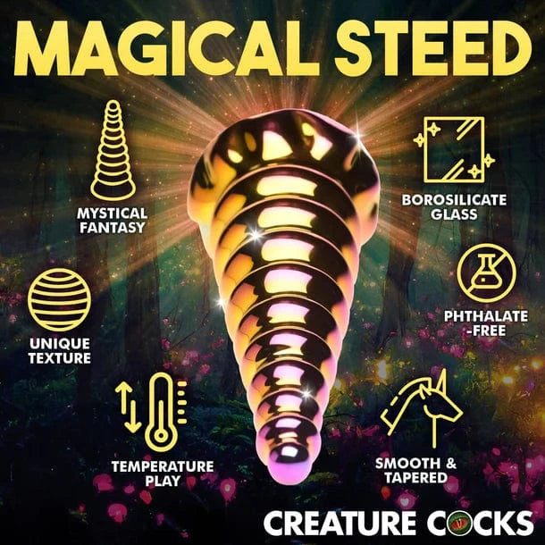 Creature Cocks Creature Cocks Twilight Rainbow Glass Dildo