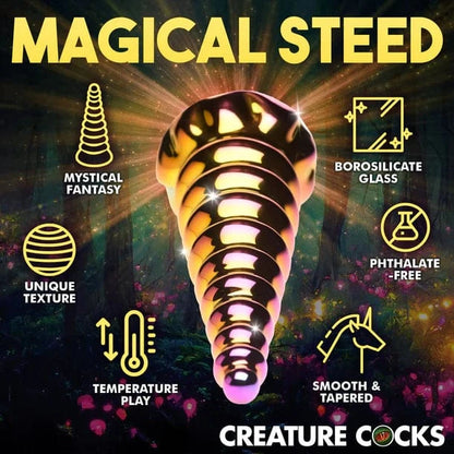 Creature Cocks Creature Cocks Twilight Rainbow Glass Dildo