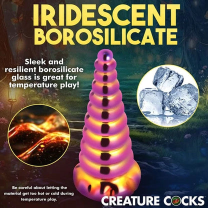 Creature Cocks Creature Cocks Twilight Rainbow Glass Dildo