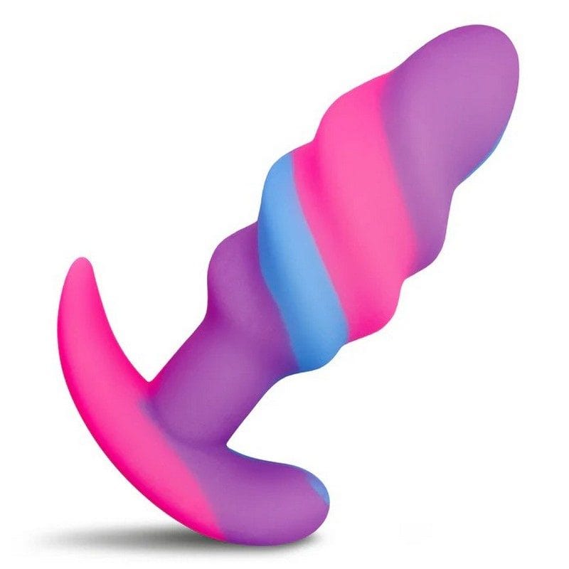 Creature Cocks Butt Plugs Creature Cocks Unicorn Swirl Butt Plug Small