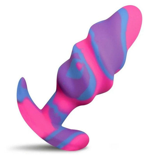 Creature Cocks Anal Toys Creature Cocks Unicorn Swirl Butt Plug Medium