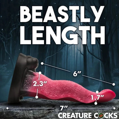 Creature Cocks Creature Cocks Wolf’s Lick Wolf Maw Silicone Dildo