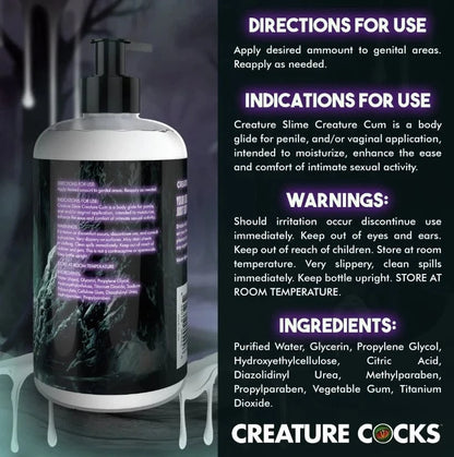 Creature Cocks Creature Slime Creature Cum Unscented Jizz Lube