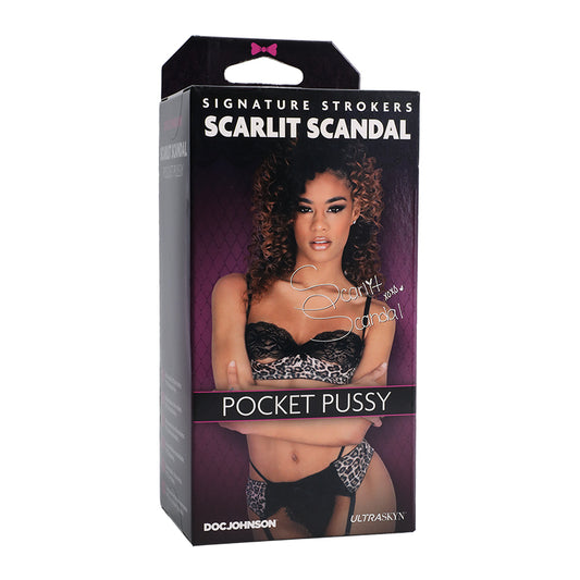 Doc Johnson Scarlit Scandal UltraSkyn Pocket Pussy - XOXTOYS