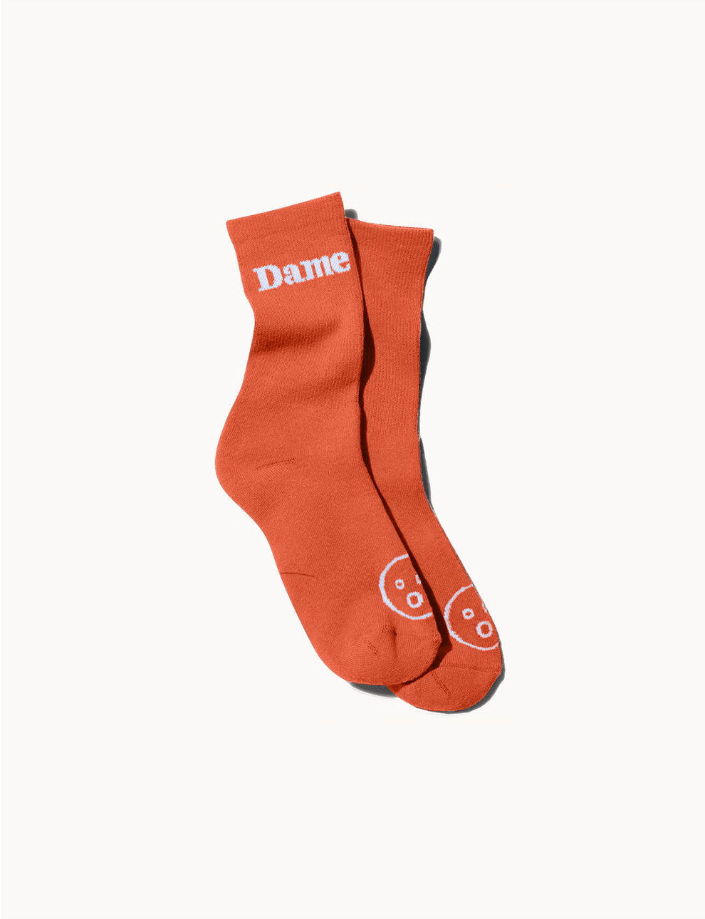 Dame Accessories Orange Dame Socks