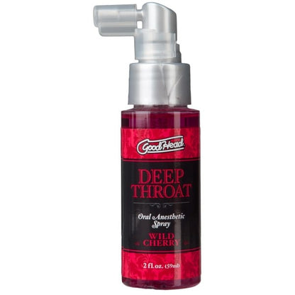 Goodhead Deep Throat Oral Anesthetic Spray bottle on a white background