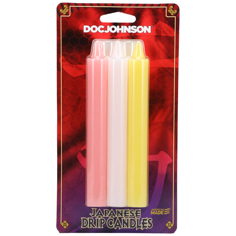 Doc Johnson Japanese Drip Candles Set of 3 - XOXTOYS