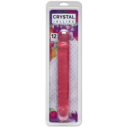 Doc Johnson Dongs & Dildos Doc Johnson 12" Crystal Jellies Jr. Double Dong