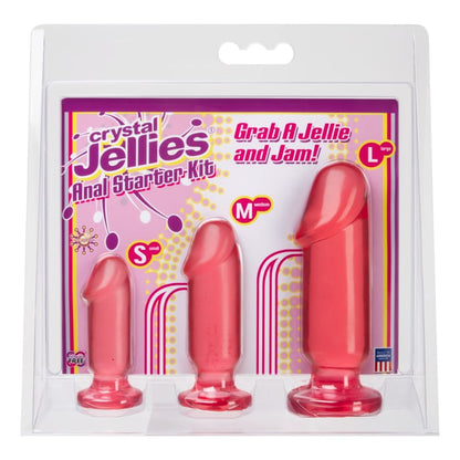 Doc Johnson Crystal Jellies Anal Starter Kit