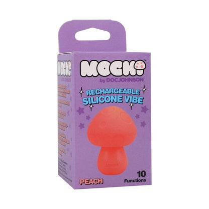 Doc Johnson Vibrators Doc Johnson Mochi Mushroom Mini Vibe Peach