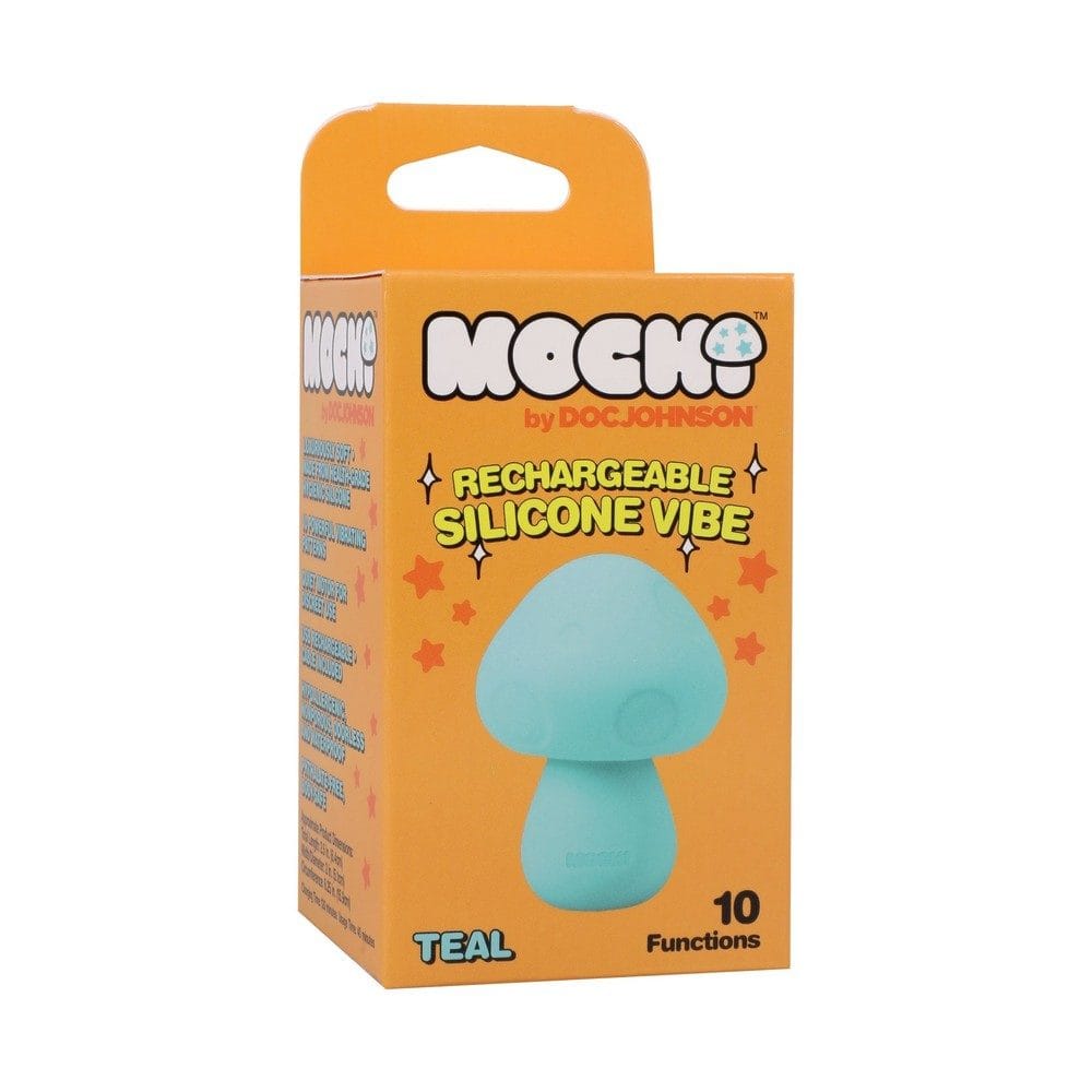 Doc Johnson Vibrators Teal Doc Johnson Mochi Mushroom Mini Vibe
