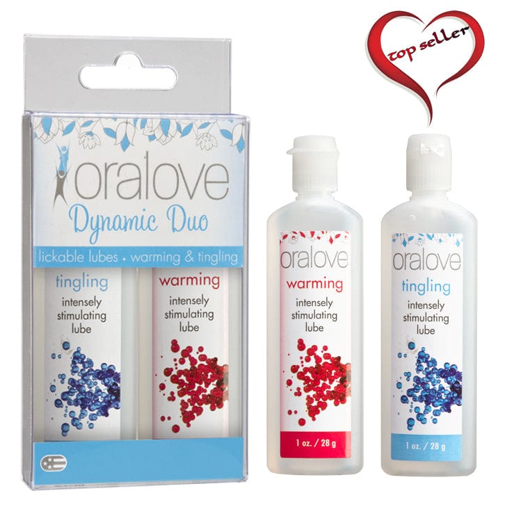 Doc Johnson Flavored Lubes Doc Johnson Oralove Delicious Duo Warming & Tingling Lickable Lube