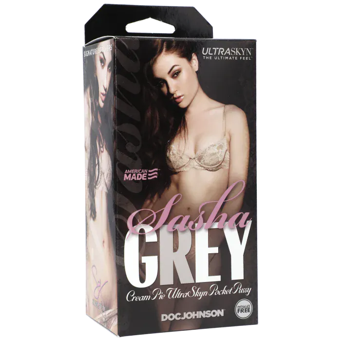 Doc Johnson Male Masturbators Doc Johnson Sasha Grey Cream Pie Pocket Pussy
