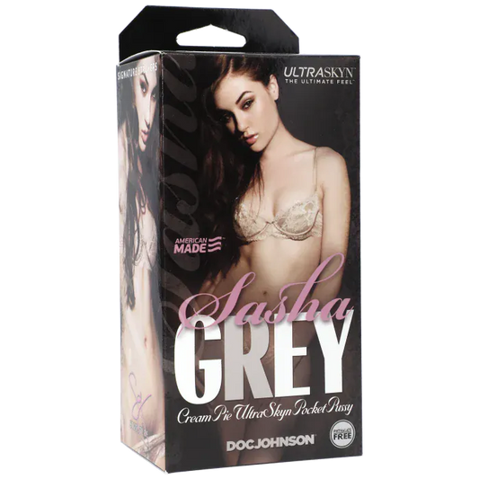 Doc Johnson Male Masturbators Doc Johnson Sasha Grey Cream Pie Pocket Pussy
