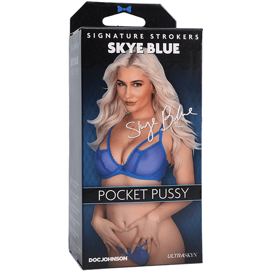 Doc Johnson Stroker Doc Johnson Skye Blue UltraSkyn Pocket Pussy
