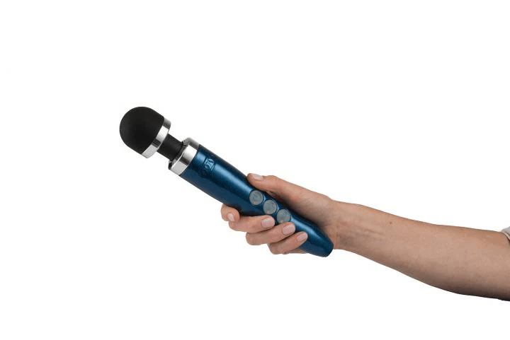 Doxy Wand Massagers Doxy Die Cast 3 Rechargeable Blue Flame