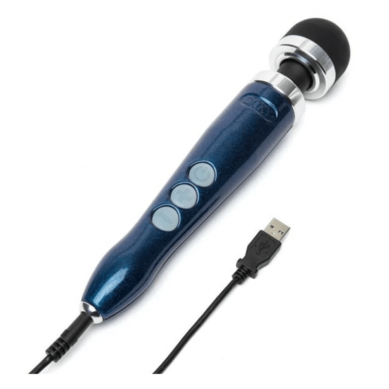 Doxy Wand Massagers Doxy Die Cast 3 Rechargeable Blue Flame