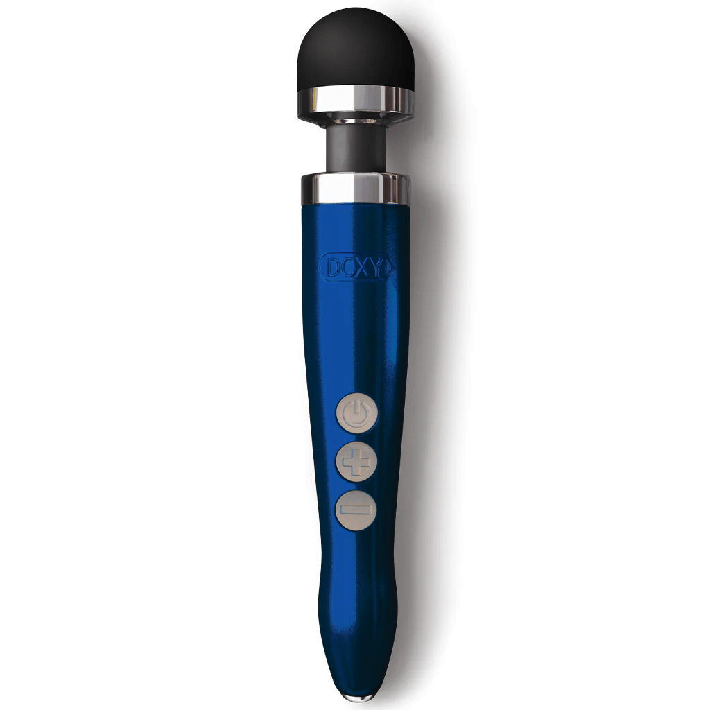 Doxy Wand Massagers Doxy Die Cast 3 Rechargeable Blue Flame