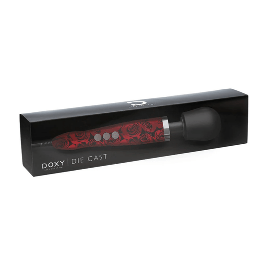 Doxy Wand Massagers Doxy Die Cast Rose Pattern Limited Edition Wand Massager