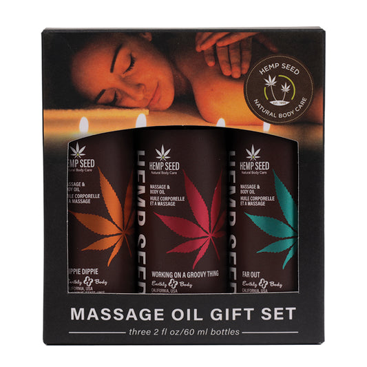 Earthly Body Summer Massage Oil Trio