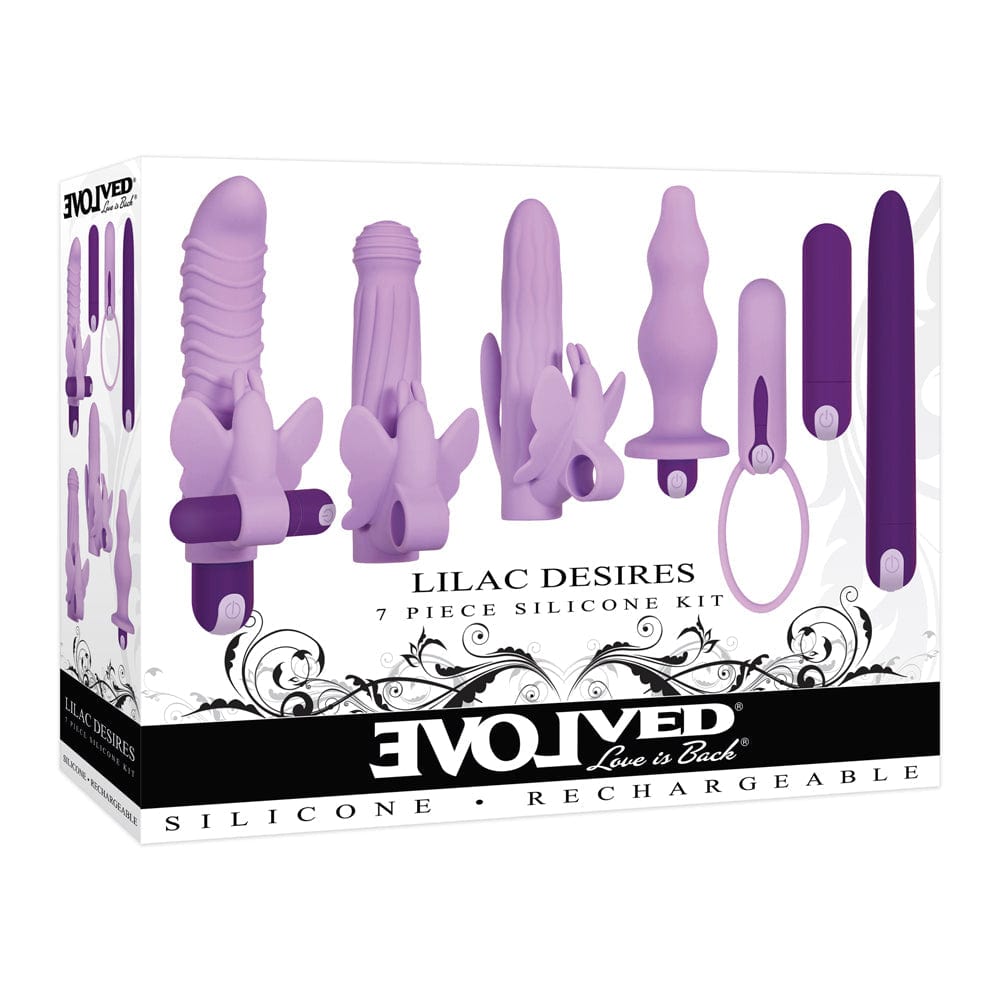 Evolved Evolved Lilac Desires 7pc Silicone Kit