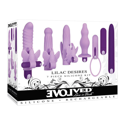 Evolved Evolved Lilac Desires 7pc Silicone Kit