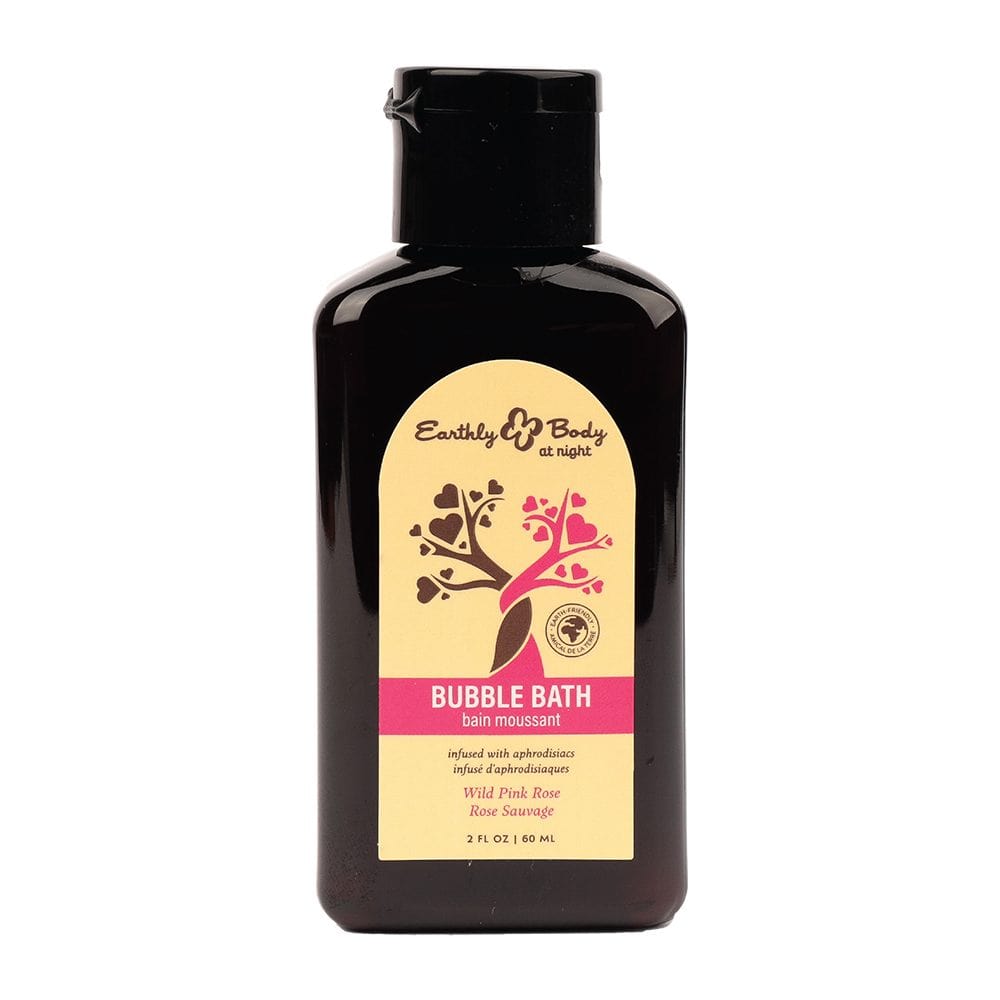 Earthly Body Sensual Love 2oz Earthly Body Aphrodisiac Bubble Bath Wild Pink Rose