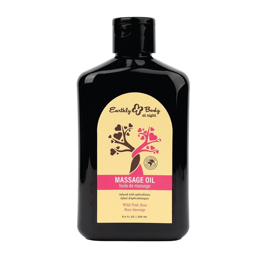 Earthly Body Massage Oil 8.4oz Earthly Body Aphrodisiac Massage Oil Wild Pink Rose