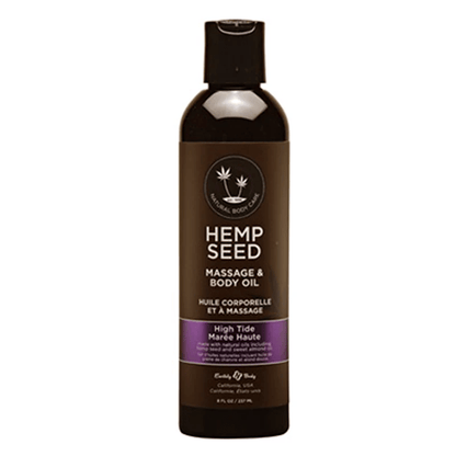 Earthly Body Massage Oil 8oz Earthly Body Hemp Seed Massage Oil High Tide