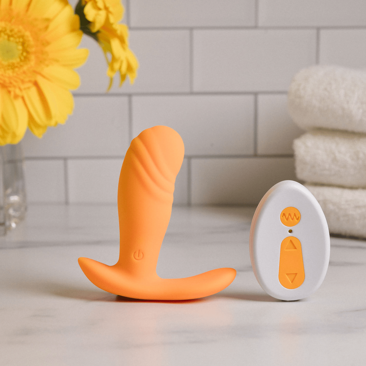 Evolved Vibrator Evolved Creamsicle Remote Controlled Vibrating Probe