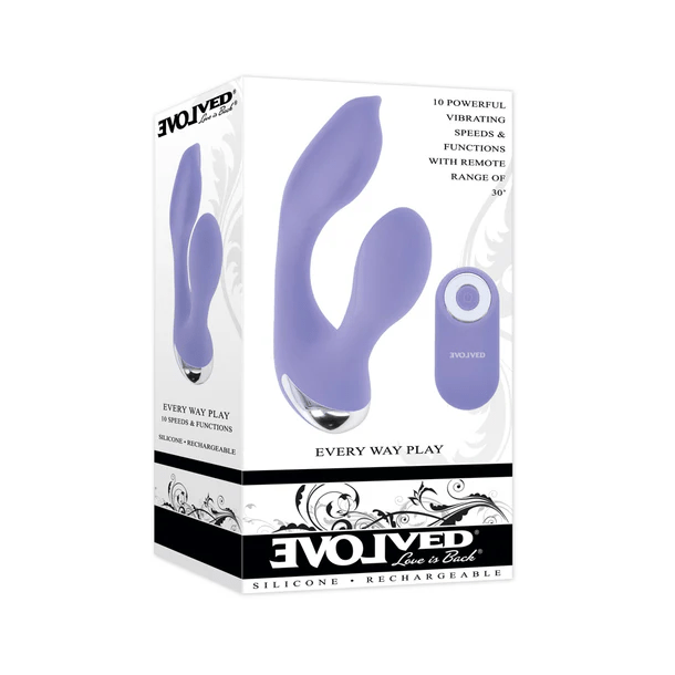 Evolved Vibrator Evolved Every Way Play Remote Controlled Vibrator