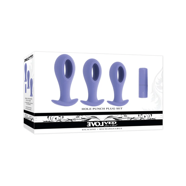 Evolved Anal Toys Evolved Hole Punch Plug Set